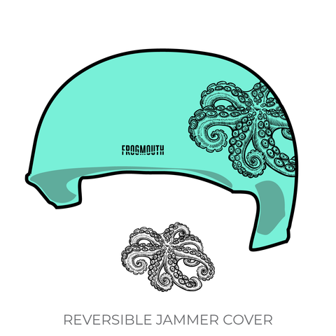 Fierce County Roller Derby: Jammer Helmet Cover (Teal)