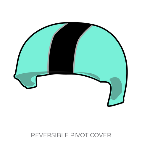 Fierce County Roller Derby: Pivot Helmet Cover (Teal)