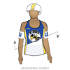 Keystone Roller Derby K-Bees Junior Roller Derby: Reversible Uniform Jersey (BlueR/WhiteR)