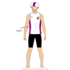 Mildura Roller Derby League The Mad Hitters: Uniform Jersey (White)