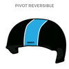 Molly Rogers Rollergirls: Two pairs of 1-Color Reversible Helmet Covers