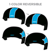 NOVA Roller Derby: Two Pairs of 1-Color Reversible Helmet Covers