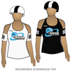 NOVA Roller Derby: Reversible Scrimmage Jersey (White Ash / Black Ash)