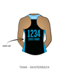 NOVA Roller Derby: Reversible Uniform Jersey (BlueR/BlackR)