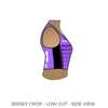 Night Mares Roller Derby: Reversible Uniform Jersey (BlackR/PurpleR)
