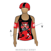 Okinawa Roller Derby Home Teams: Reversible Uniform Jersey (BlackR/RedR)