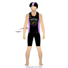 Relentless Roller Derby: Uniform Jersey (Black)