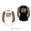Night Mares Roller Derby: Reversible Scrimmage Jersey (White Ash / Black Ash)