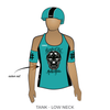 Border City Roller Girls: Reversible Uniform Jersey (BlackR/TealR)